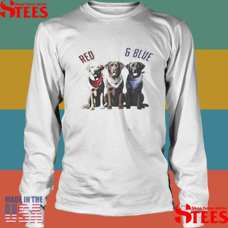 Red White And Blue Dogs Shirts