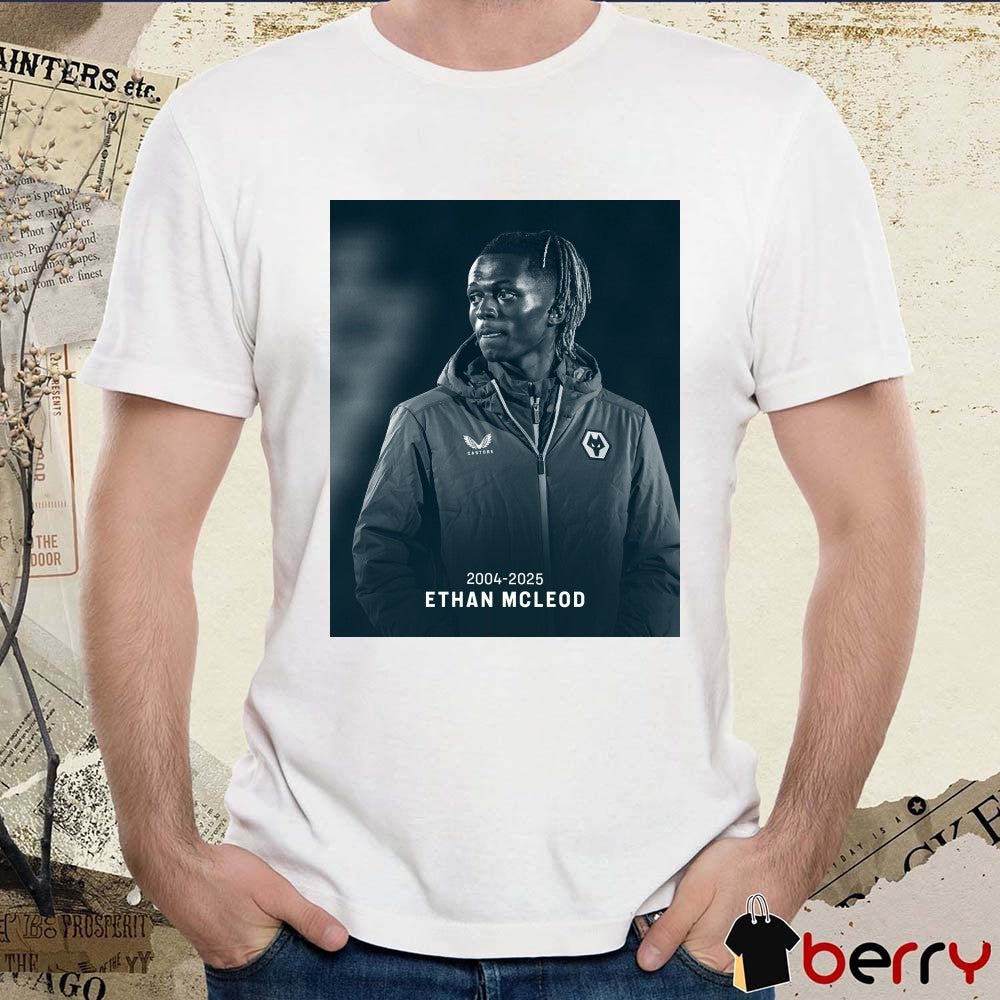 Rest In Peace Ethan McLeod 2004 – 2025 TNT Sports Football Poster t-shirt