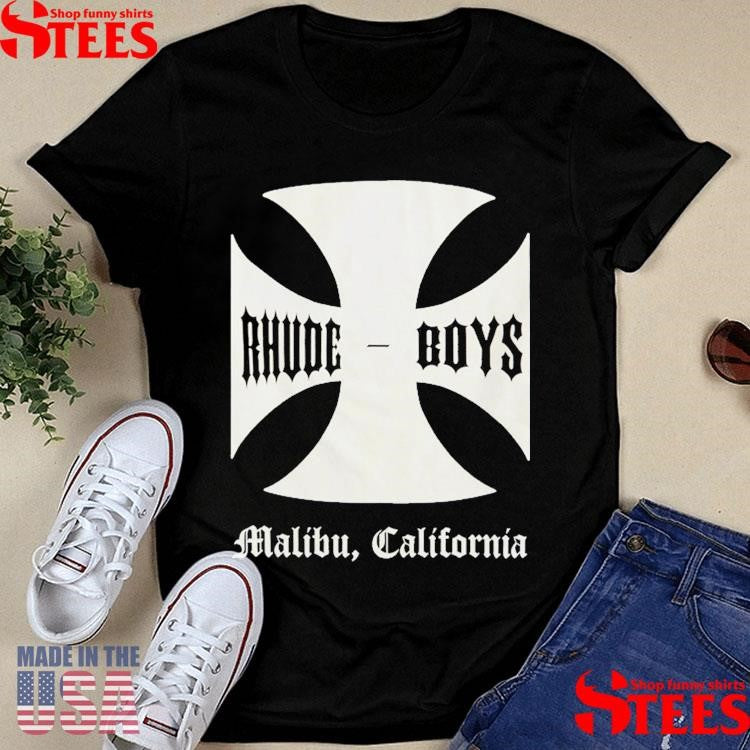Rhude Boys Malibu California T-shirt