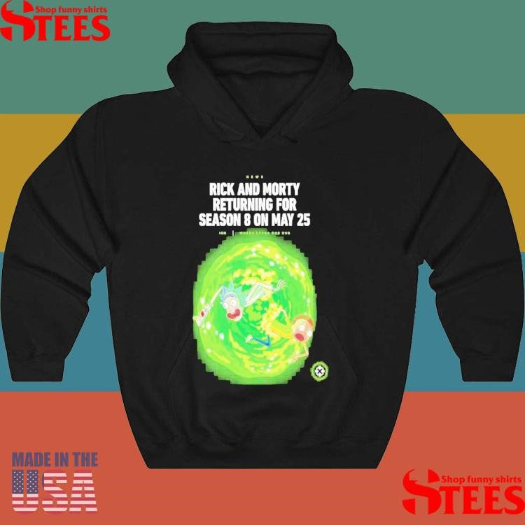 Rich And Morty Season 8 Return On May 25th 2025 Shirts