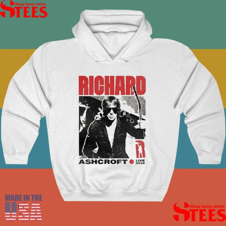 Richard Ashcroft RA Live 2025 Beige Tour T-shirt
