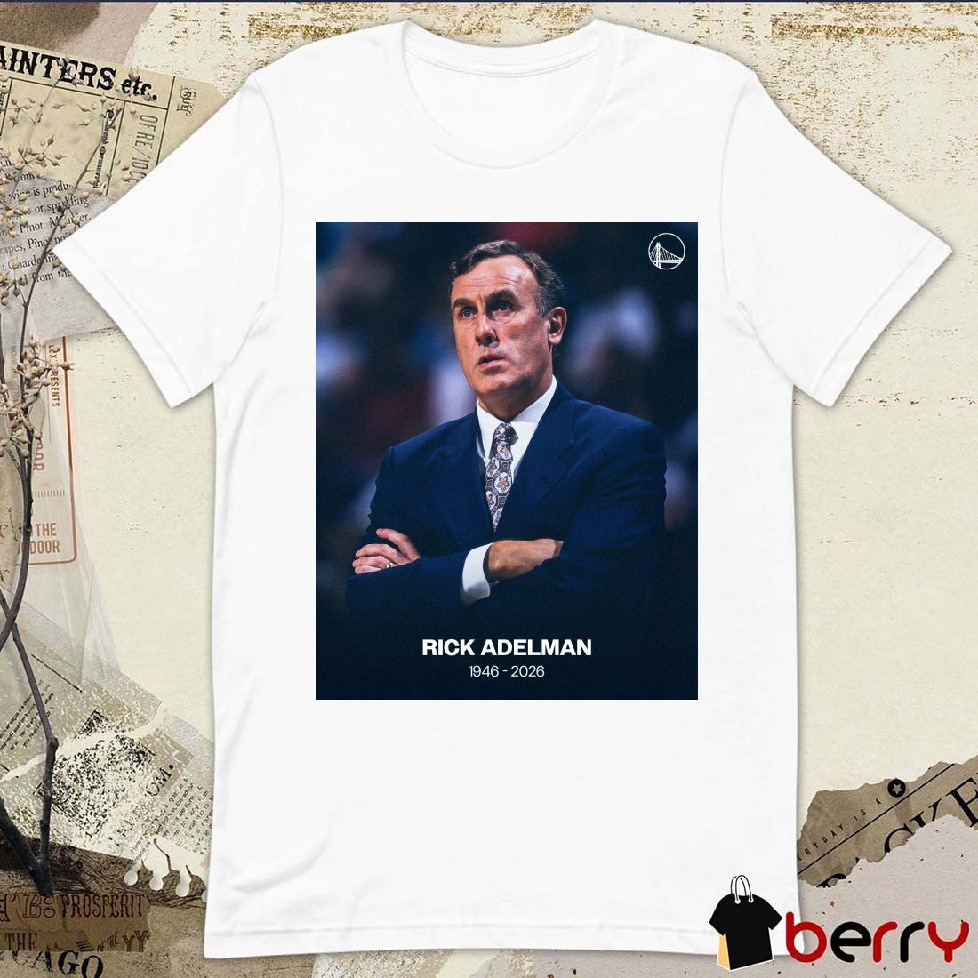 Rick Adelman 1946 – 2026 Golden State Warriors Poster t-shirt