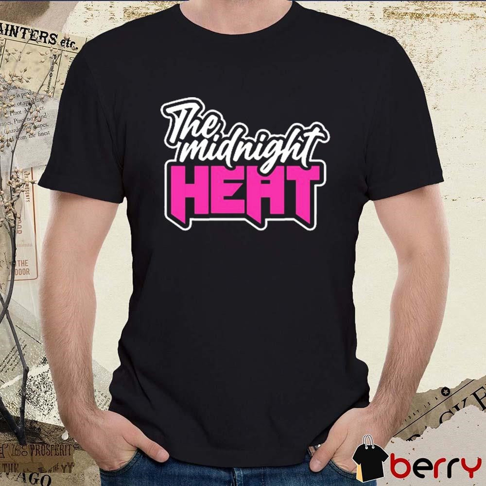 Ricky Gibson Wearing The Midnight Heart t-shirt