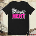 Ricky Gibson Wearing The Midnight Heart t-shirt