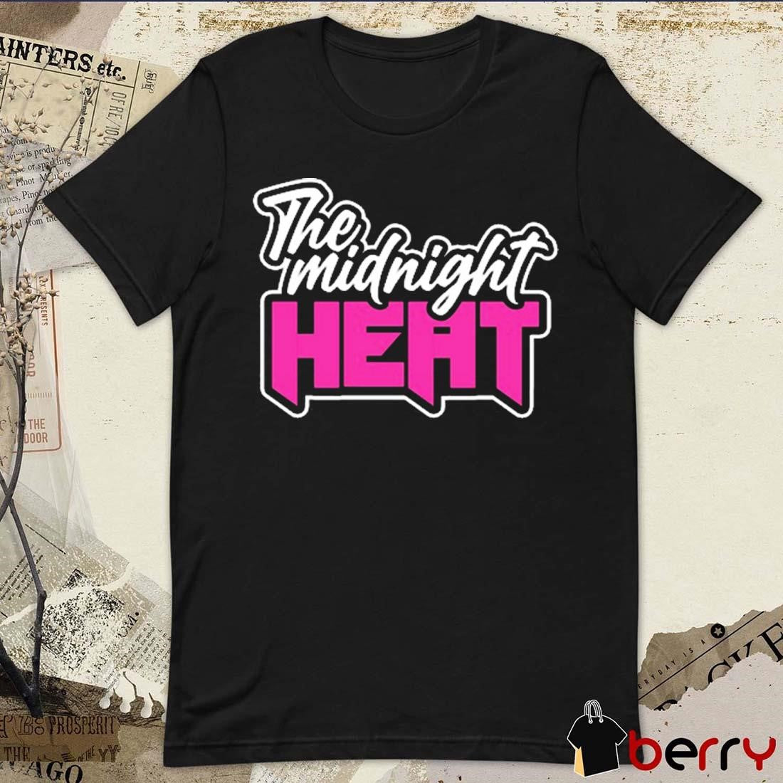 Ricky Gibson Wearing The Midnight Heart t-shirt