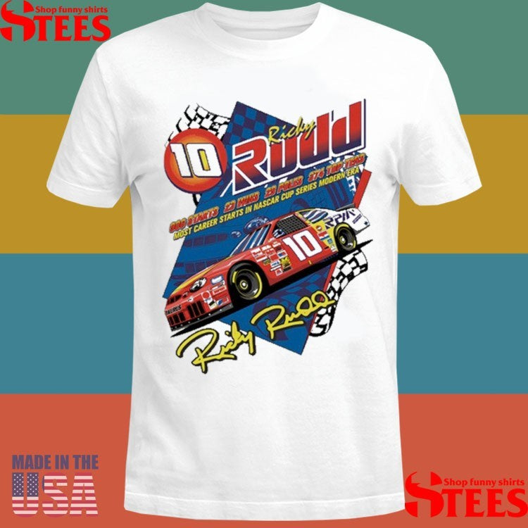 Ricky Rudd Checkered Flag Sports 2025 Hall Of Fame Inductee Shirts