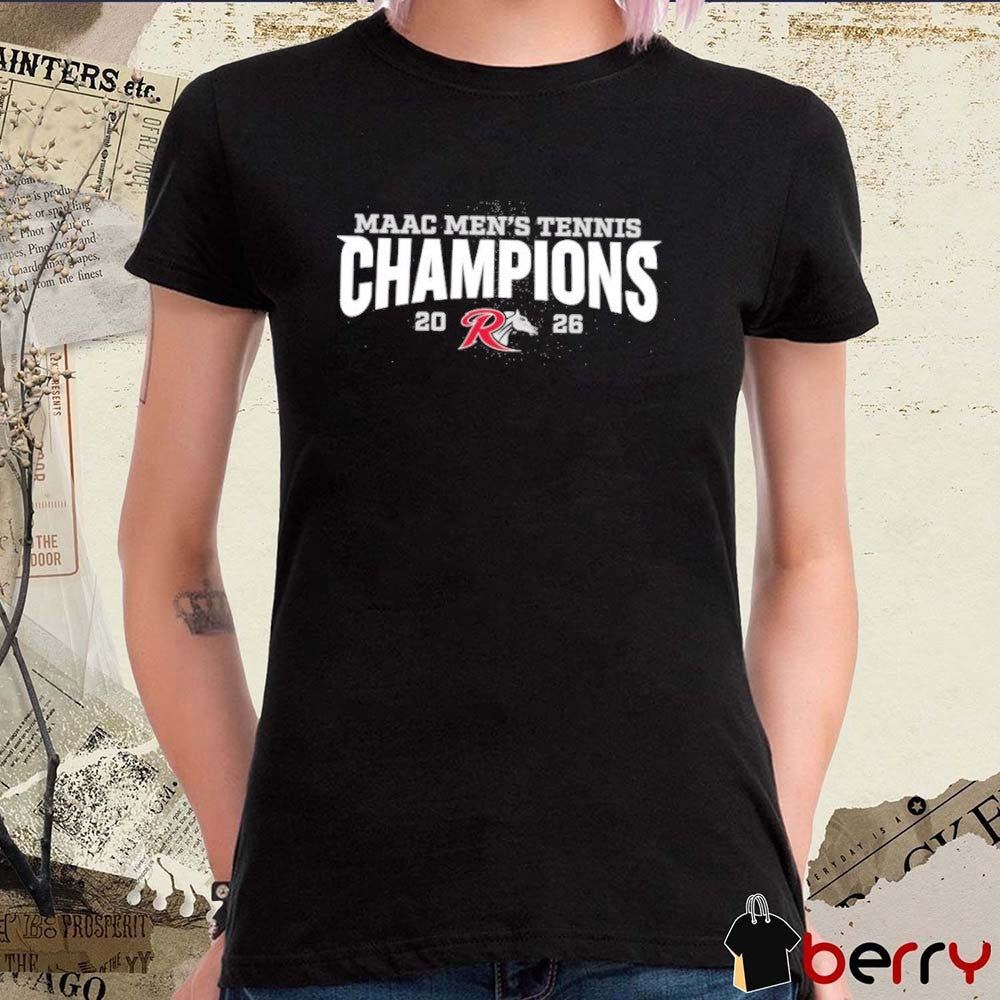 Rider University 2026 MAAC Men’s Tennis Champions t-shirt
