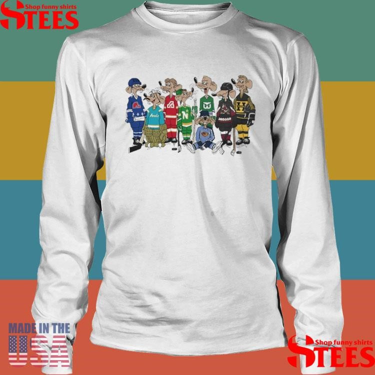 Rink Rats Hockey Players Cartoon Shirt