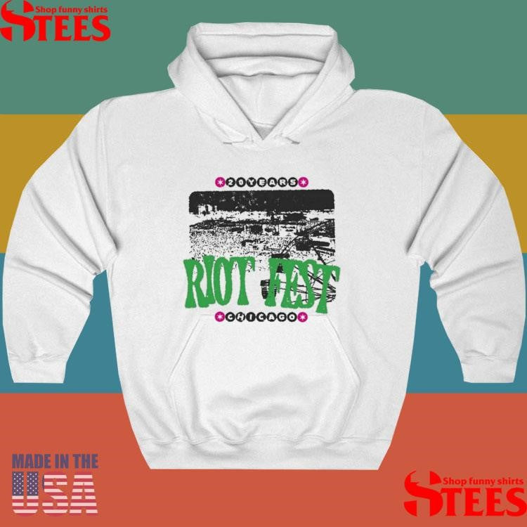 Riot Fest 20 Years Ferris Wheel 2025 Chicago T-shirt