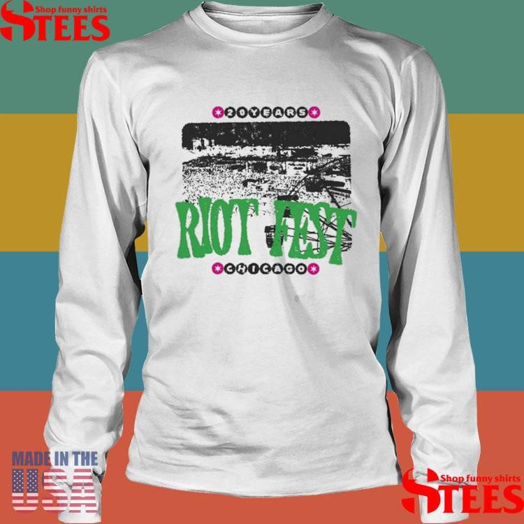 Riot Fest 20 Years Ferris Wheel 2025 Chicago T-shirt