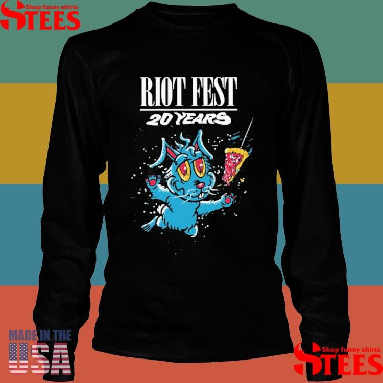 Riot Fest 20 Years Swimming Bunny Shirts