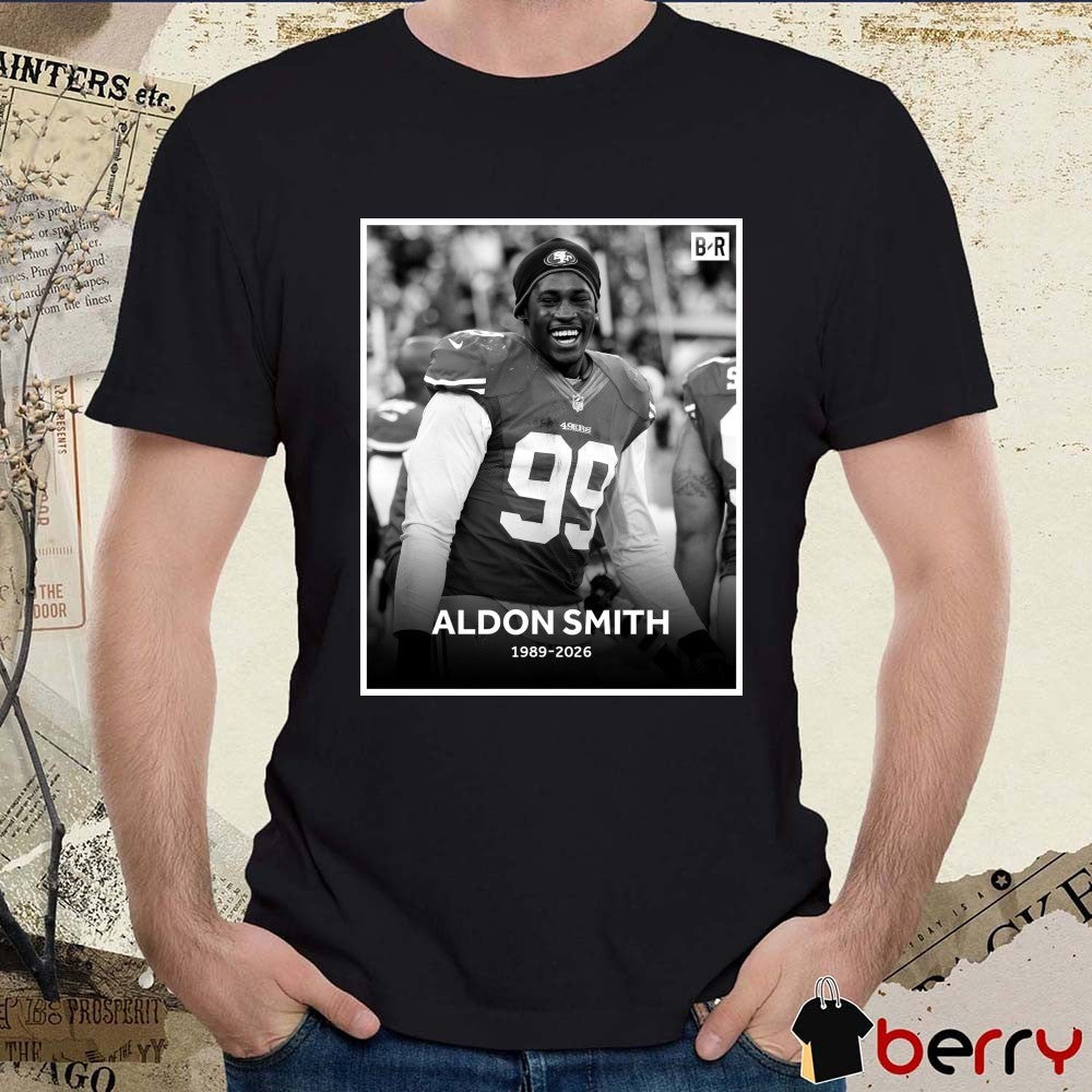 Rip Aldon Smith 1989 – 2026 Bleacher Report Poster t-shirt