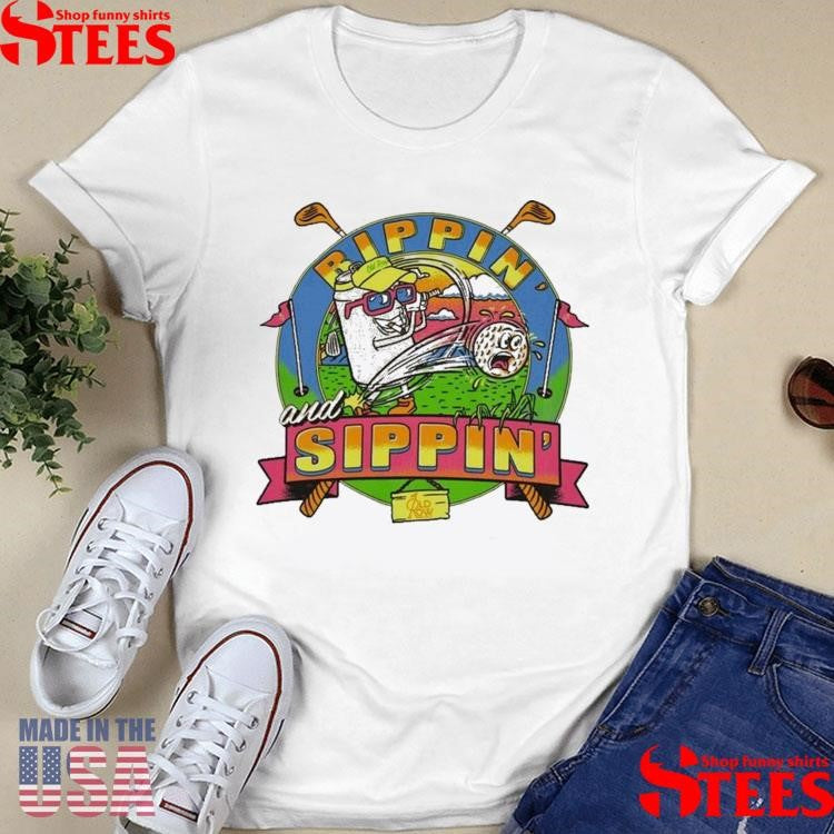 Rippin’ And Sippin’ Golf Shirts