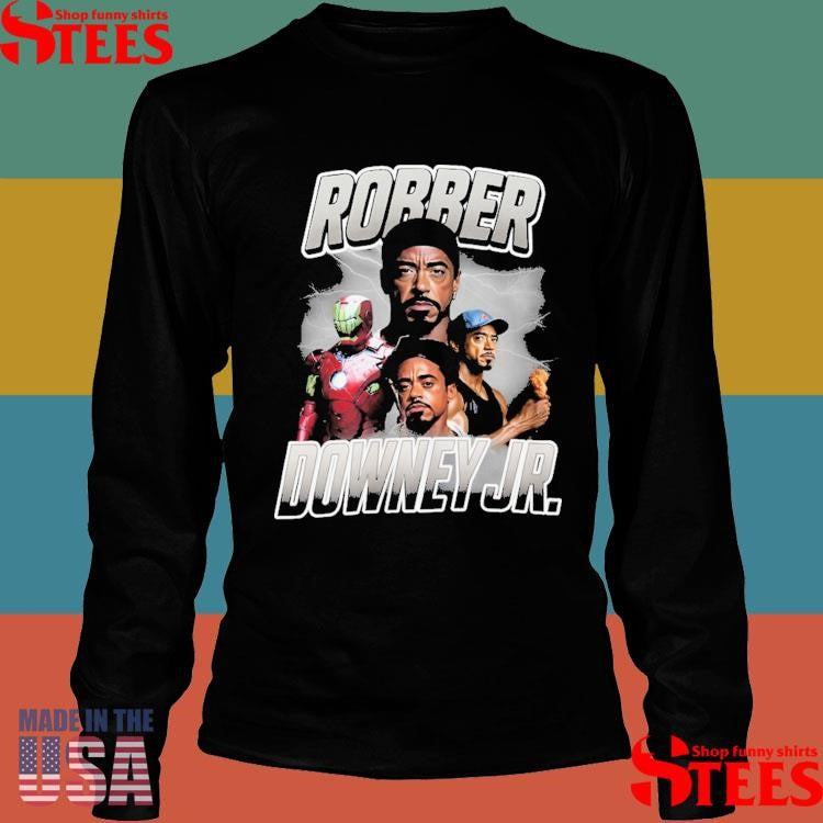 Robber Downey Jr Collage Shirts