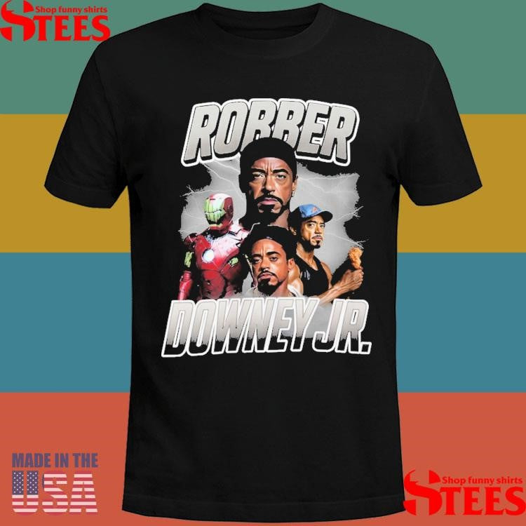 Robber Downey Jr Collage Shirts