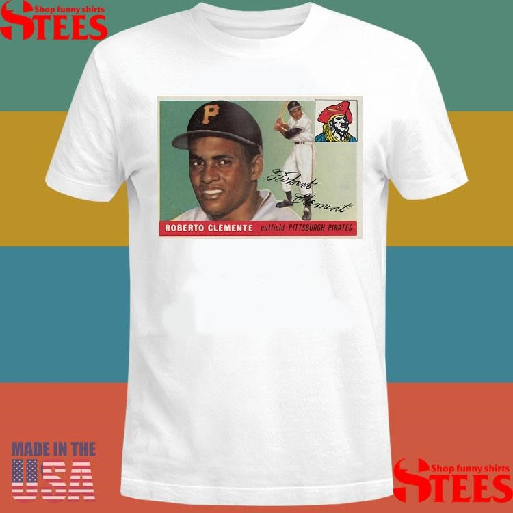 Roberto Clemente Pittsburgh Pirates 1955 Topps Baseball Card Player Shirts