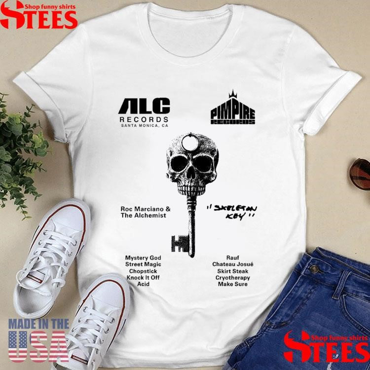 Roc Marciano The Skeleton Key Alc Records Santa Monica Ca T-shirt