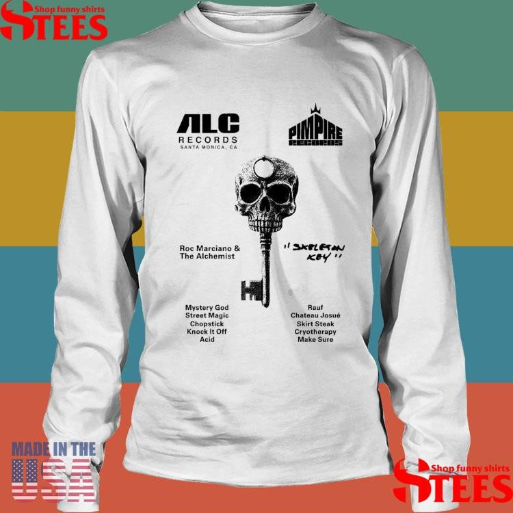 Roc Marciano The Skeleton Key Alc Records Santa Monica Ca T-shirt