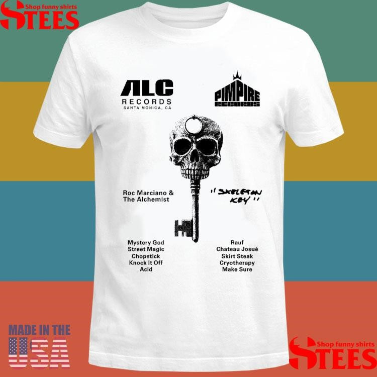 Roc Marciano The Skeleton Key Alc Records Santa Monica Ca T-shirt