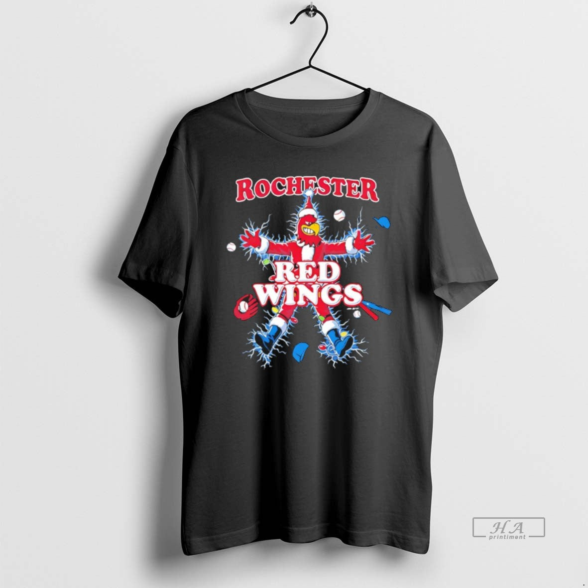 Official Rochester Red Wings The Holiday Christmas Mascot T-Shirts, Hoodie, Sweatshirt | CiraTrend.com