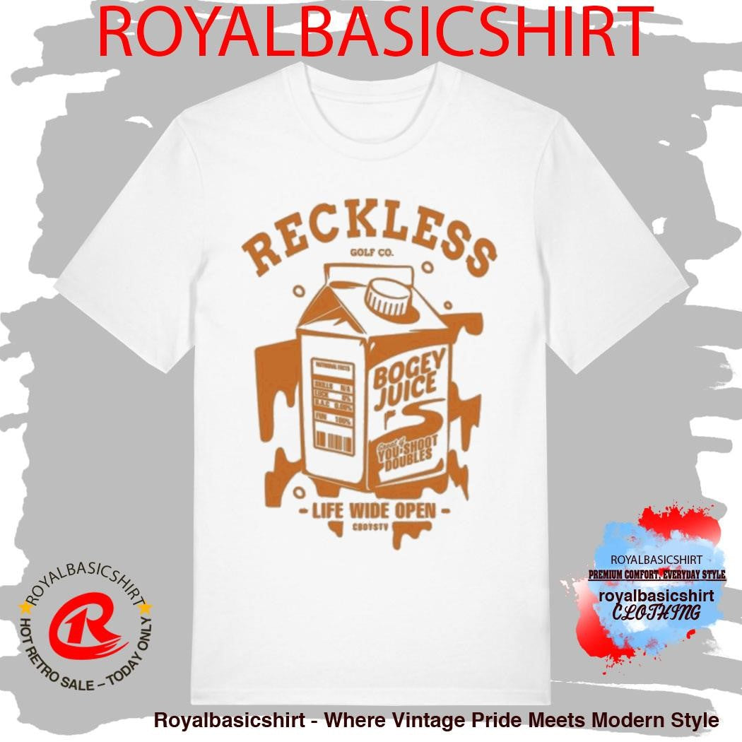 Rockless Golf Co Bogey Juice Life Wide Open Cboystv Shirt