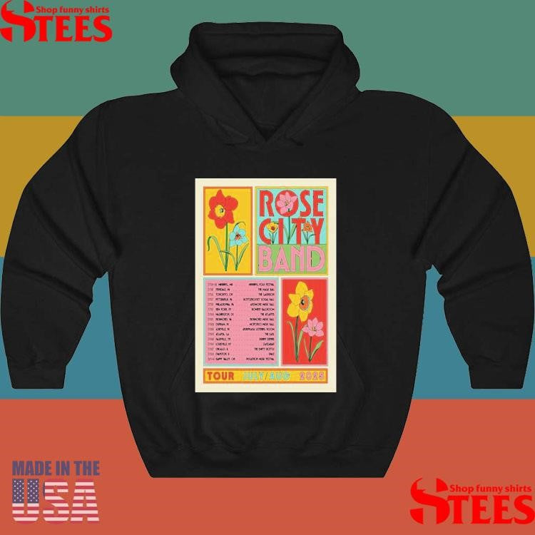 Rose City Band Tour July-aug 2025 T-shirt
