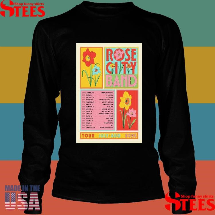 Rose City Band Tour July-aug 2025 T-shirt