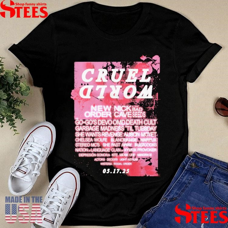 Roses Lineup Ruel World 5 17 25 Shirts