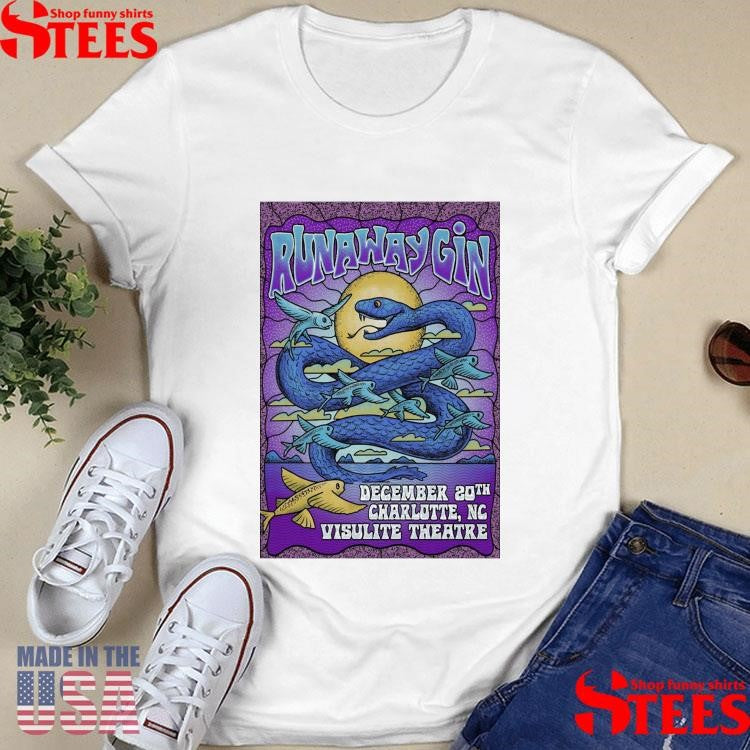 Runaway Gin Event Charlotte On Dec 20 2025 T-shirt