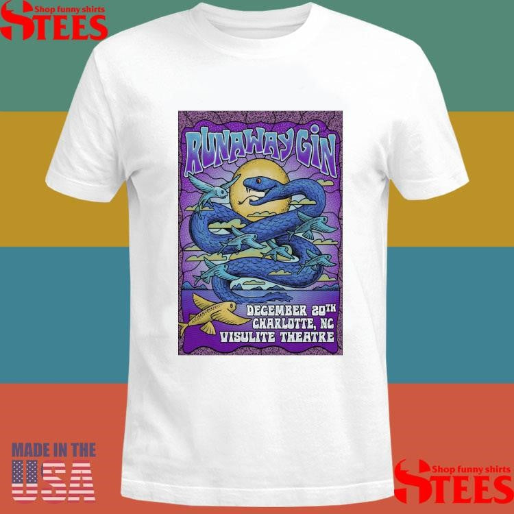 Runaway Gin Event Charlotte On Dec 20 2025 T-shirt