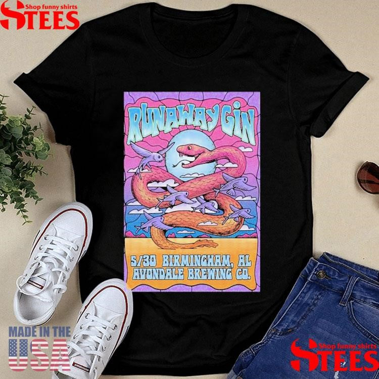 Runaway Gin May 30 2025 Avondale Brewing Company In Birmingham Al Shirts