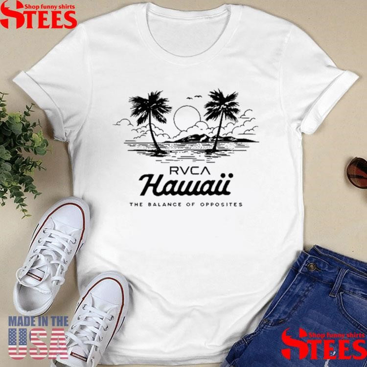 Rvca Hawaii The Balance Of Opposites T-shirts