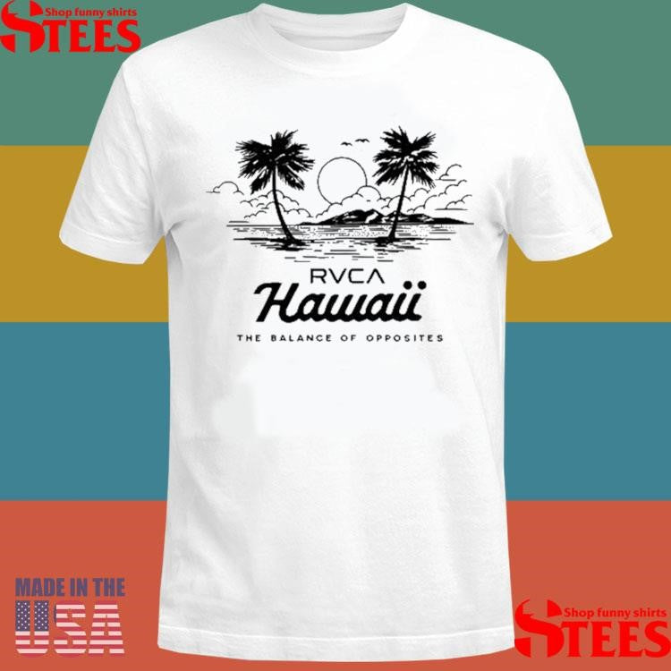 Rvca Hawaii The Balance Of Opposites T-shirts