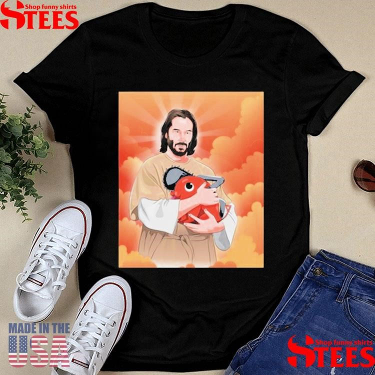 Ryan Colt Levy Keanu And Pochita Saint Wick T-shirt