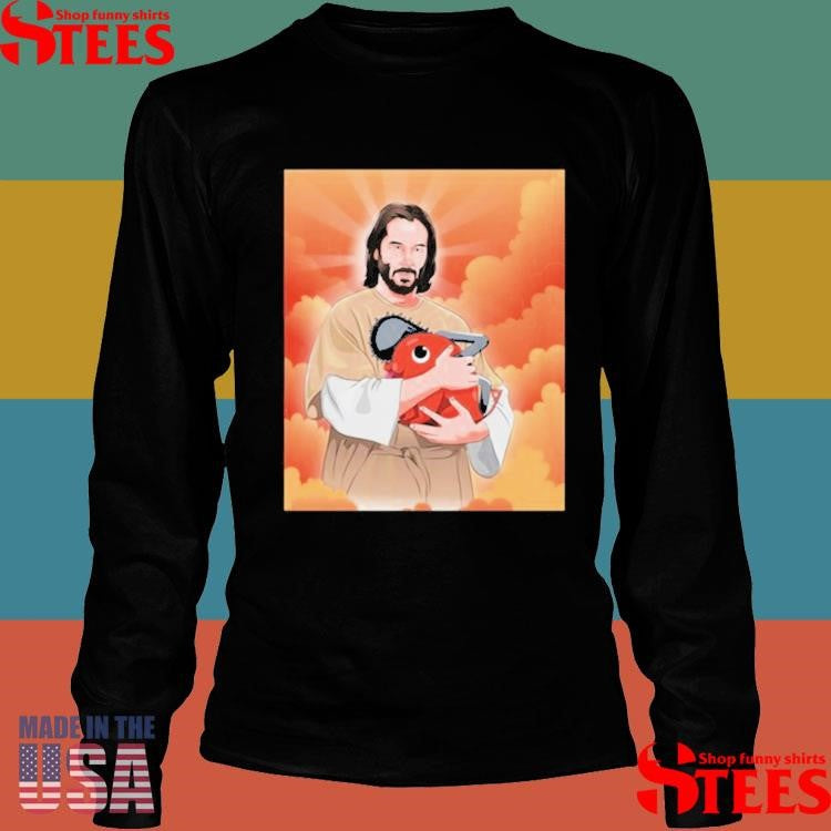Ryan Colt Levy Keanu And Pochita Saint Wick T-shirt