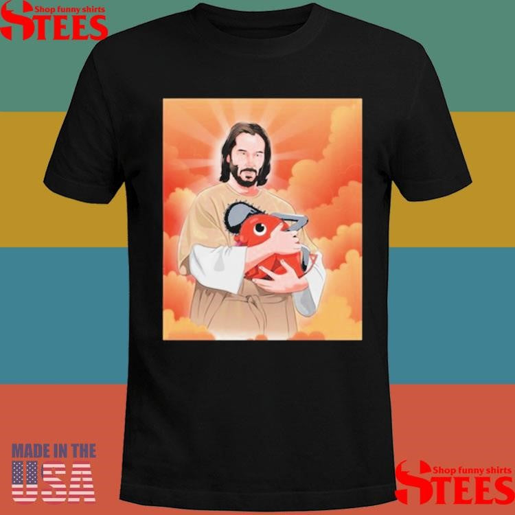 Ryan Colt Levy Keanu And Pochita Saint Wick T-shirt