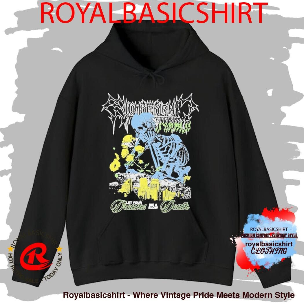 Ryan Oakes Slumberland Let Your Dreams Die A Slow Death Skeleton Shirt