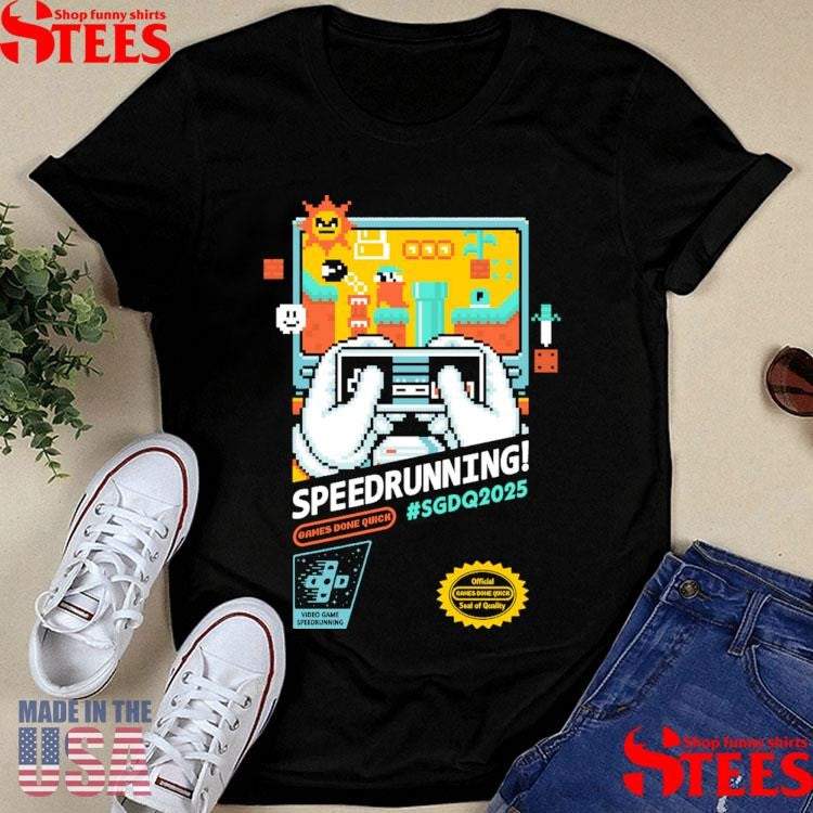 SGDQ Speedrunning 2025 Games Done Quick T-shirt