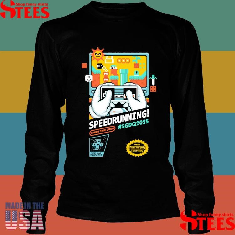 SGDQ Speedrunning 2025 Games Done Quick T-shirt
