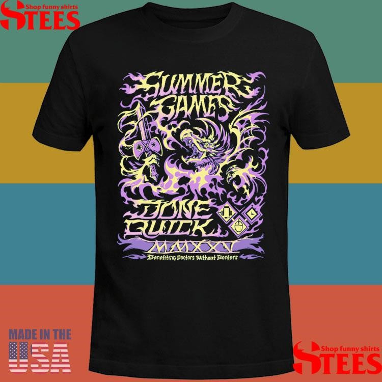 SGDQ25 Event Summer Games Done Quick Benefiting Doctors Without Borders T-shirt