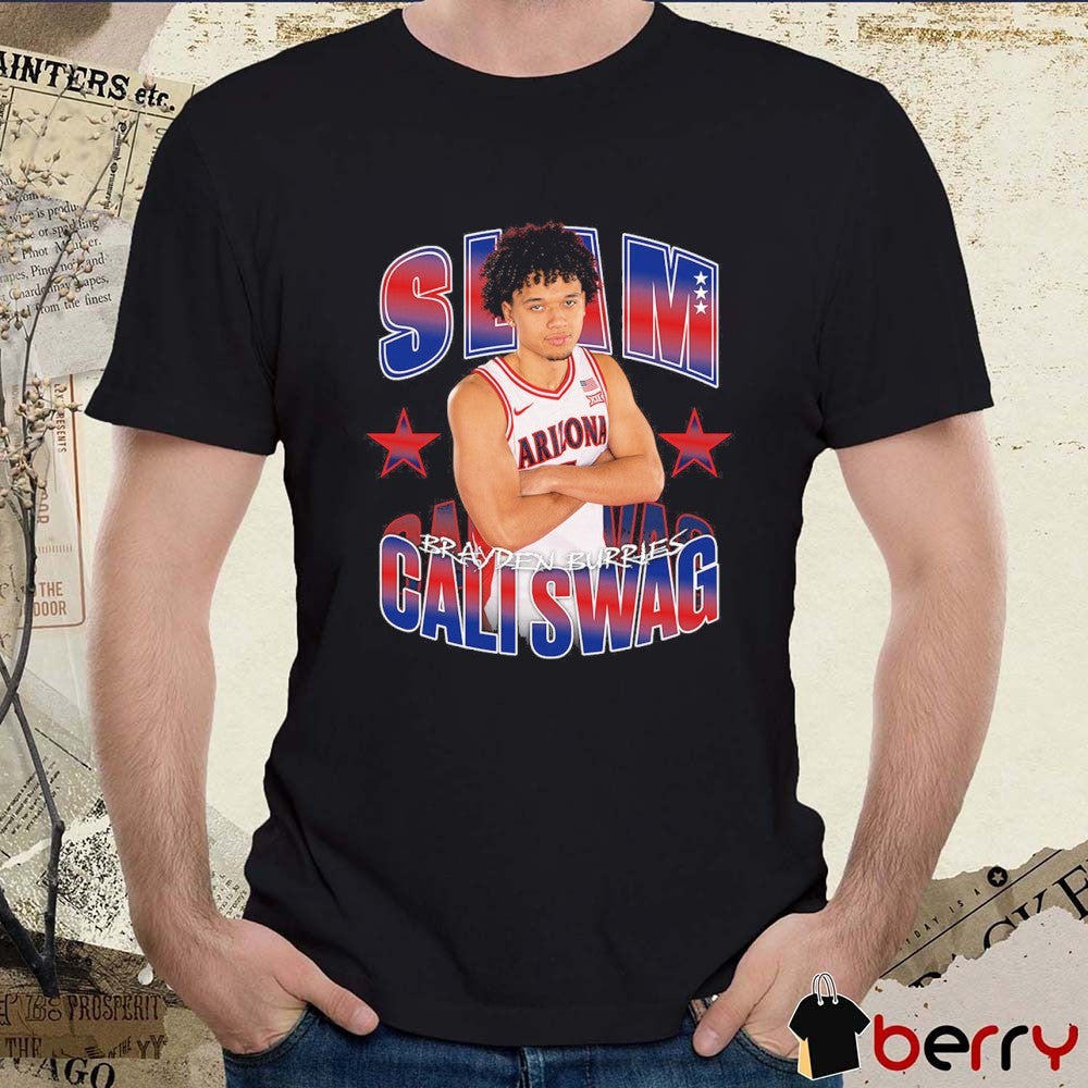 SLAM Cali Swag Arizona Wildcats MBB Brayden Burries Remix t-shirt