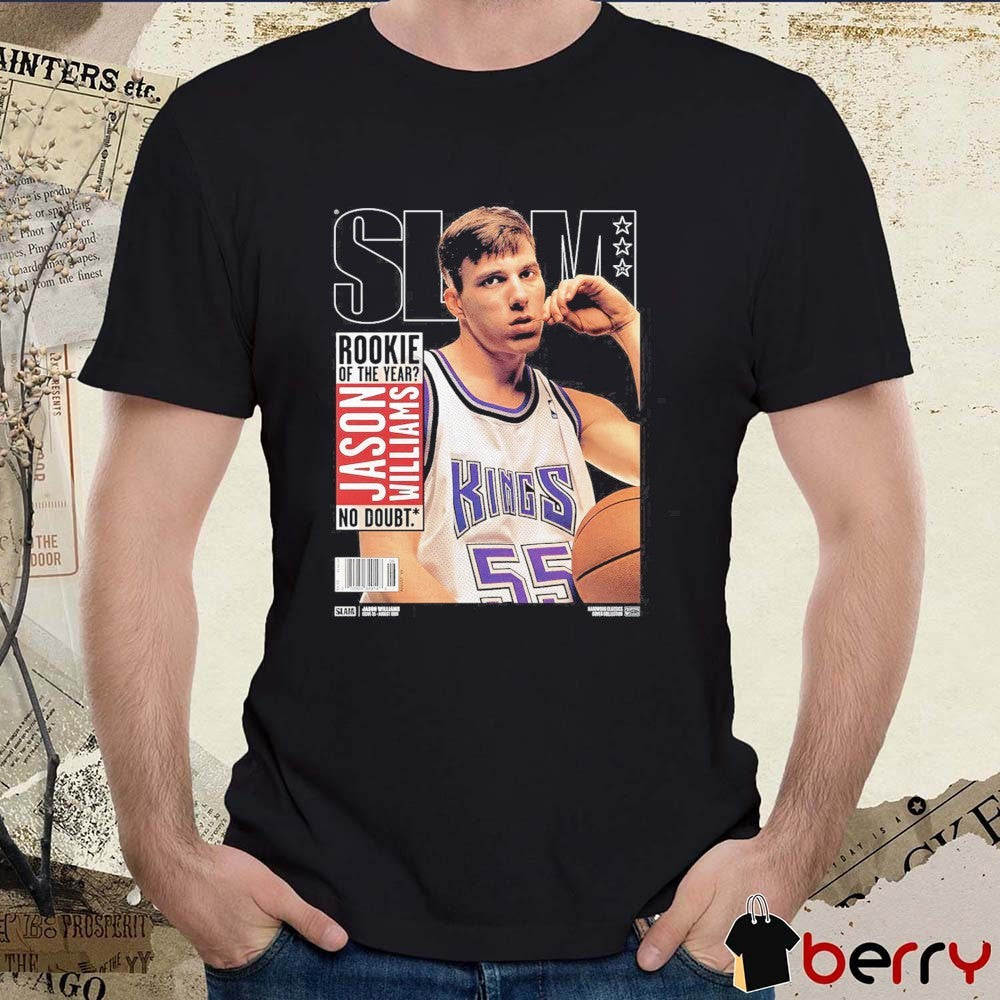 SLAM Hardwood Classics Cover – Sacramento Kings Rookie Of The Year Jason Williams No Doubt t-shirt