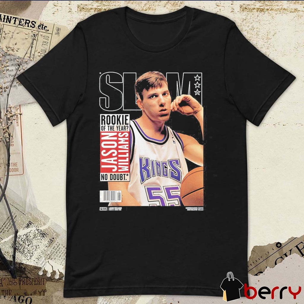 SLAM Hardwood Classics Cover – Sacramento Kings Rookie Of The Year Jason Williams No Doubt t-shirt