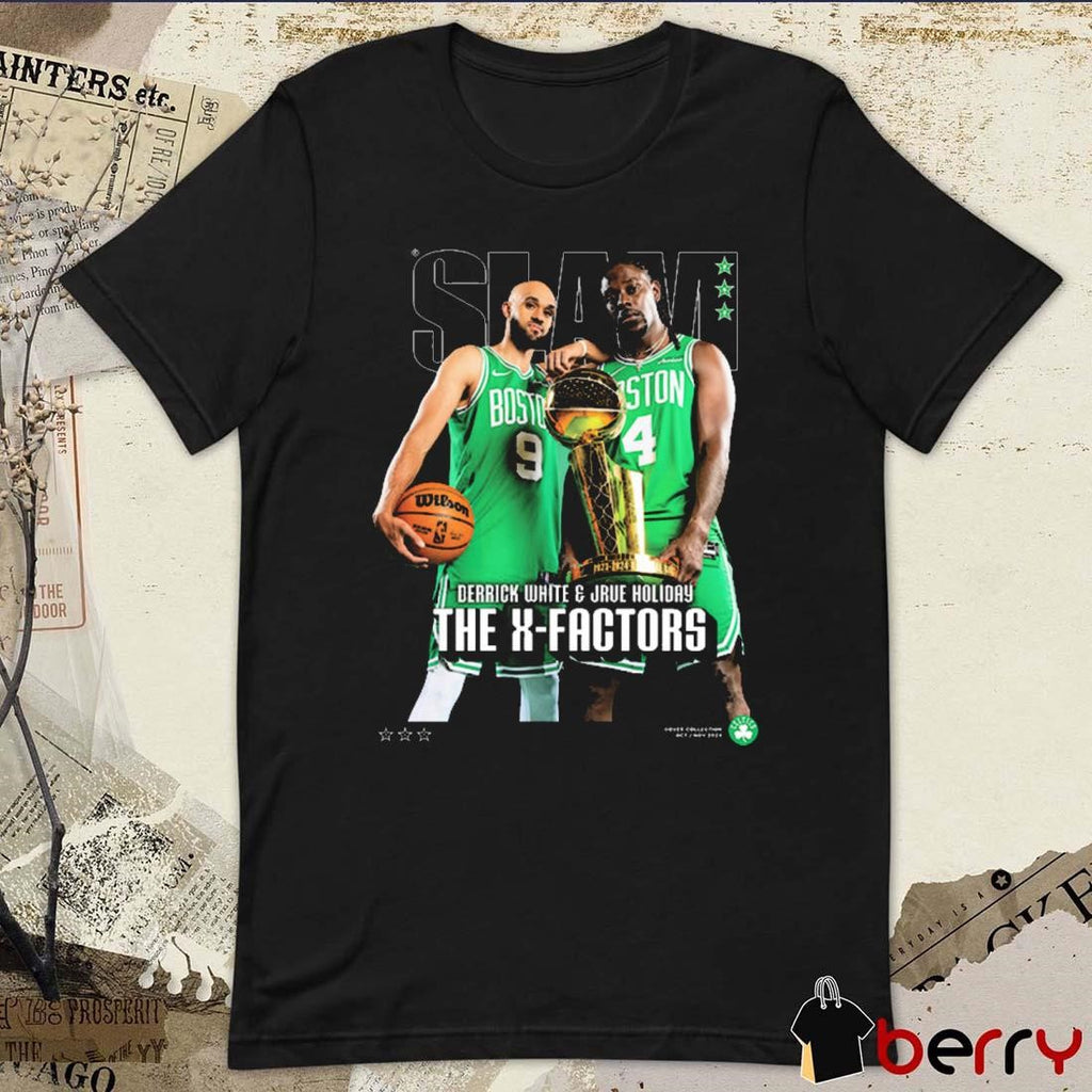 SLAM NBA Boston Celtics Derrick White And Jrue Holiday The X-Factors t-shirt