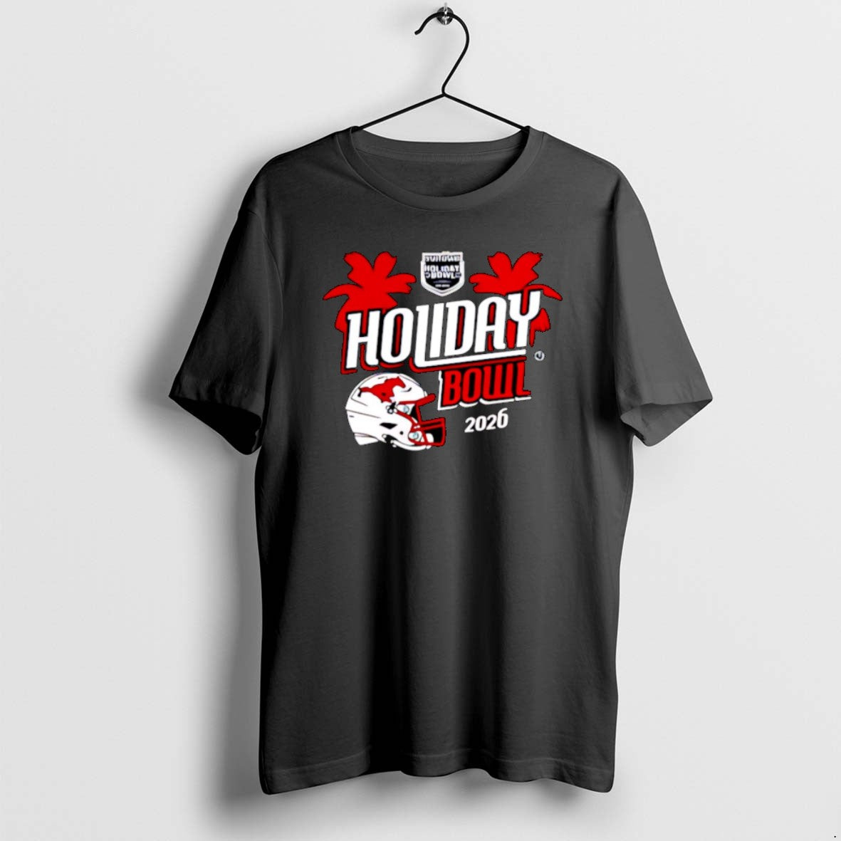 Official Smu Mustangs 2025 Holiday Bowl Helmet Christmas T-Shirts, Hoodie, Sweatshirt | CiraTrend.com