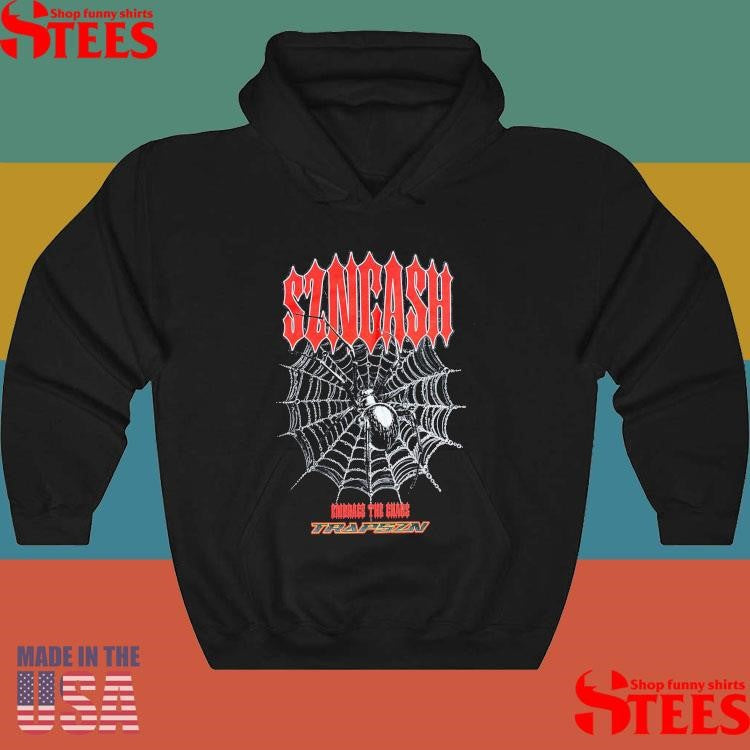 SZNCASH Embrace The Chaos Trapszn Widow T-shirt