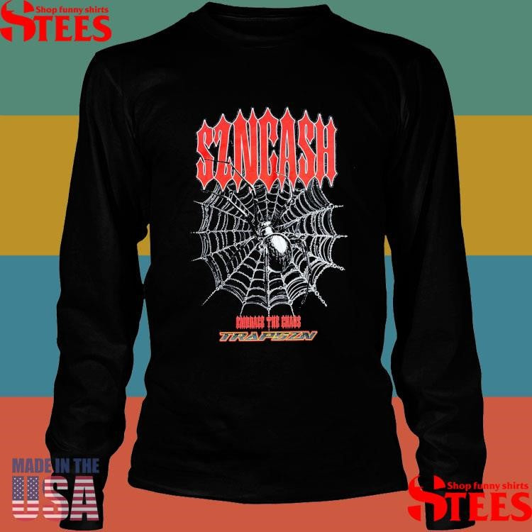 SZNCASH Embrace The Chaos Trapszn Widow T-shirt