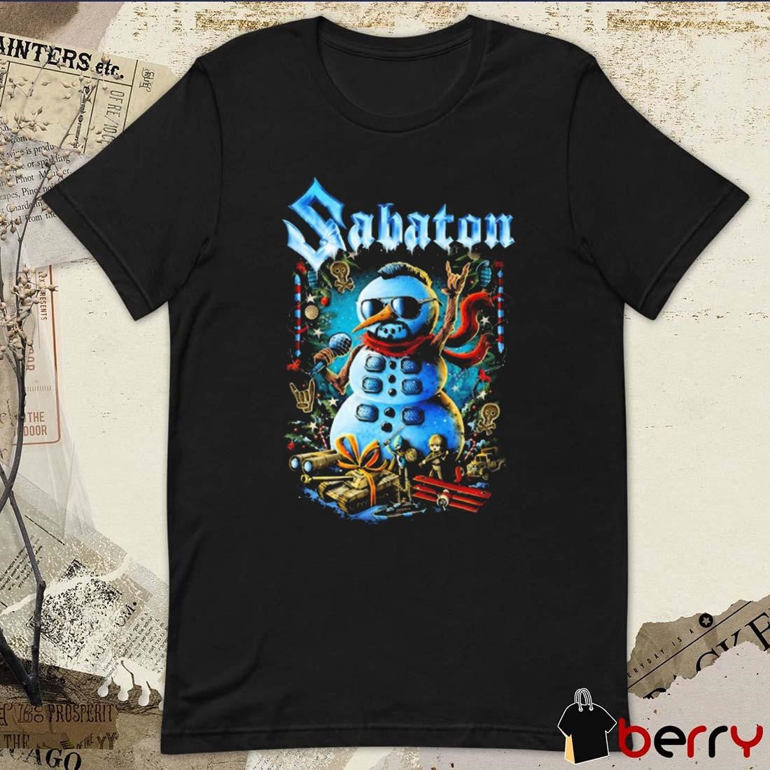 Sabaton All The Way X-mas 2024 t-shirt