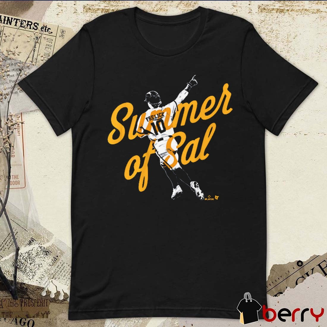 Sal Frelick Summer of Sal Milwaukee Brewers MLB 2025 Graphic t-shirt