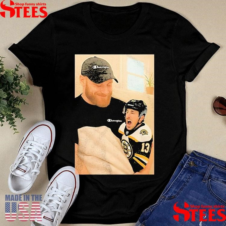 Sam Bennett Holding A Crying Marchand T-shirt